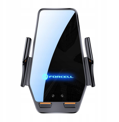 Mbajtëse veture Forcell HS6, karikim wireless 15W, sensor afërsie, e zezë