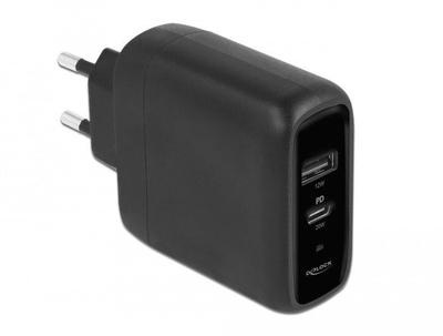 Karikues muri Delock 41455, 32W, PD 3.0, 2 porta USB USB C, i zi