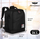 Çantë shpine Peterson Spacious, 24L, me port USB, e zezë