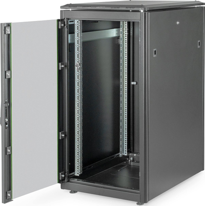 Kabinet rrjeti Digitus Standing Cabinet DN-19 22U-6/8-B-1, 19", 22U, i zi