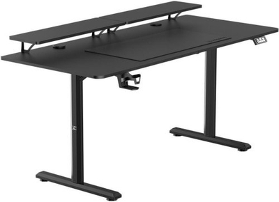 Tavolinë biurko Ultradesk Highlander XXL, e zezë