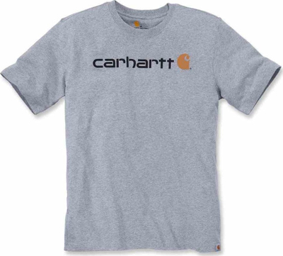 Bluzë Carhartt Core Logo, me mëngë të shkurtra, madhësia M, gri