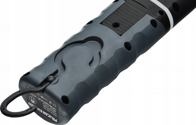 Dritë pune Lena Lighting Pelican Evo LED, 3.7V 4400mAh, 5W, gri me të zezë