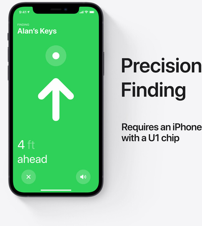 Локатор, Apple AirTag