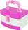 Сет шминка за деца Leantoys Vanity Case, кутија со огледало, козметички аксесоари, розова