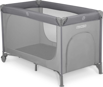 Патнички кревет за деца Ricokids RK-240, 125 x 65 x 78 cm, сив