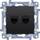 Prizë muri interneti Simon10 C62.01/49 RJ45, Cat 6, e zezë mat