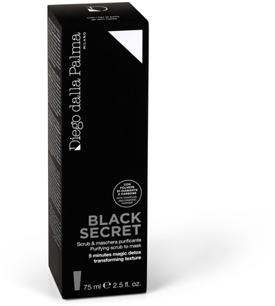 Scrub dhe maskë fytyre Diego Dalla Palma Black Secret, 75ml