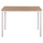 Tavolinë ngrënieje PANYA 110×70×76 cm Sonoma këmbë të bardha (HM8332.02), bardhë