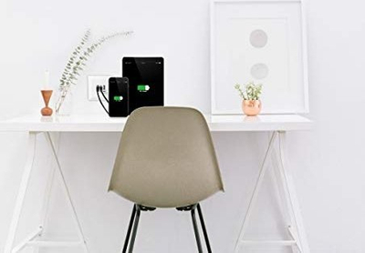 Prizë murale LogiLink PA0254, 2x USB A, 1x USB C, e bardhë