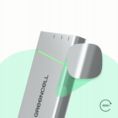 Powerbank Green Cell PowerPlayPro, 20800mAh, 65W, argjendi