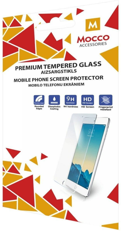 Mbrojtës ekrani xhami Mocco për iPhone 12 Pro Max, xham i temperu, transparencë e lartë