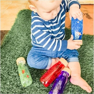Shishe ndijore Petit Boum Float, për bebe 3m+, e kuqe