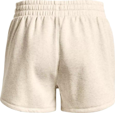Shorta për goca Under Armour Rival Fleece 1369858 783, pambuk me poliester, me xhepa, bezhë