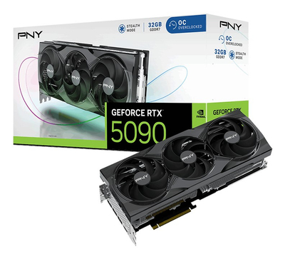 Графичка картичка PNY GeForce RTX 5090, 32GB GDDR7, OC, PCI Express 5.0, црна