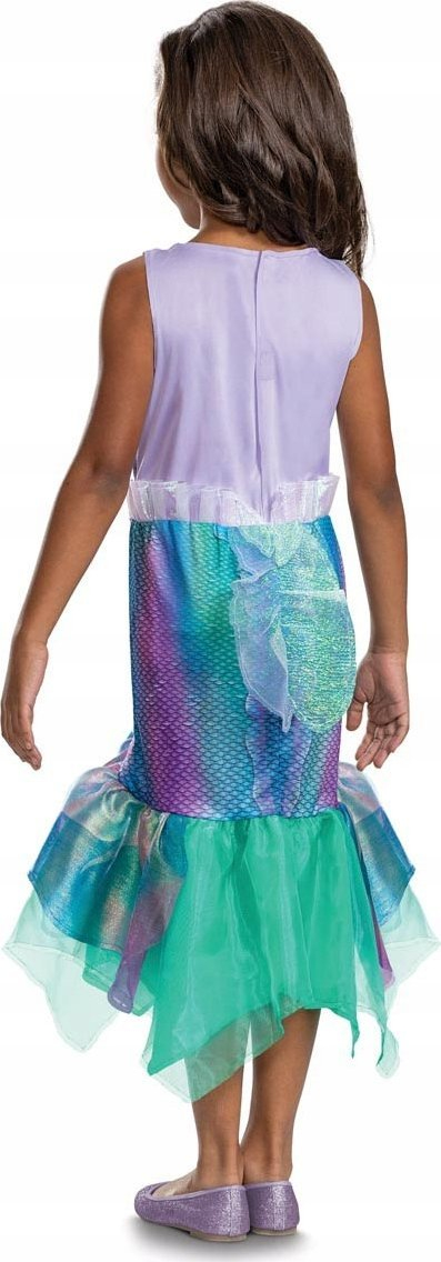 Kostum princeshe Disney The Little Mermaid Ariel, për goca, madhësia 7-8 vjeç, shumëngjyrësh