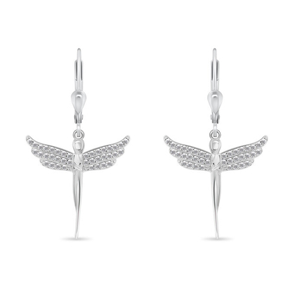 Vathë për femra Brilio Silver Angels EA947W, të argjendtë