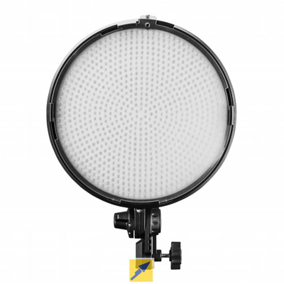 Dritë LED studio Mantona Pro Niova 800 Plus, rrethore, dritë dite, e zezë