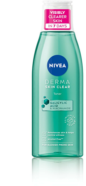 Лосион за кожа Nivea Derma Skin Clear (Тонер), 200 мл
