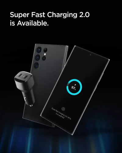 Karikues veture Spigen PC2200 ACP04581, 75W, 2x USB C, i zi