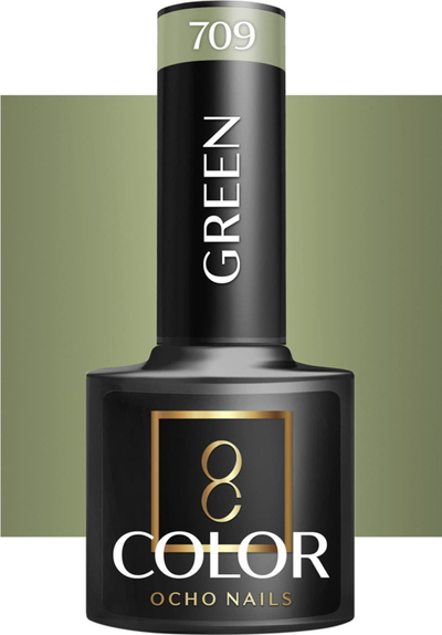 Manikyr xhel Ocho Nails Hybrid Green 709, 5g, jeshile