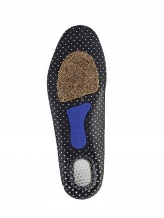 Taban anatomic VM Footwear, madhësia 48, jastëk xheli, i zi