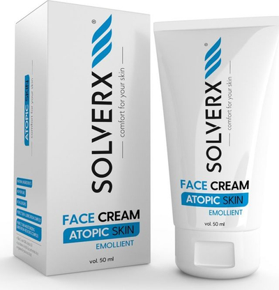 Krem fytyre Solverx Face Cream Atopic Skin, për lëkurë atopike, 50ml