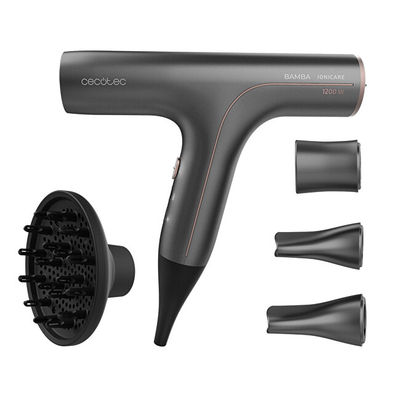 Tharëse flokësh Cecotec Bamba IoniCare 6000 Tockstar Soft Pro, e hirtë