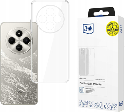 Капак за телефон 3MK Clear Case за Xiaomi Poco C75, проѕирна пластика, ултра тенок, проѕирен
