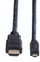 Kabllo HDMI VALUE Micro HDMI, High Speed me Ethernet, 2.0m, e zezë