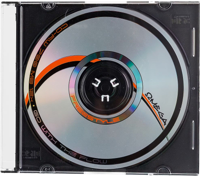 Disk optik Omega Freestyle CD-RW 700MB, 12x, transparent