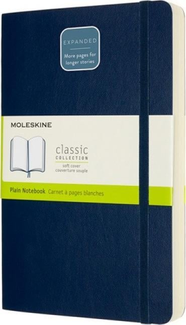 Fletore Moleskine Classic L, 13x21 cm, 400 faqe, blu safir