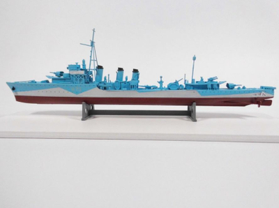 Model anije Mirage ORP Burza pattern 44, shkatërrues polak II BB, me ngjitje