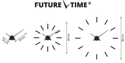 Orë muri Future Time FT9600BK