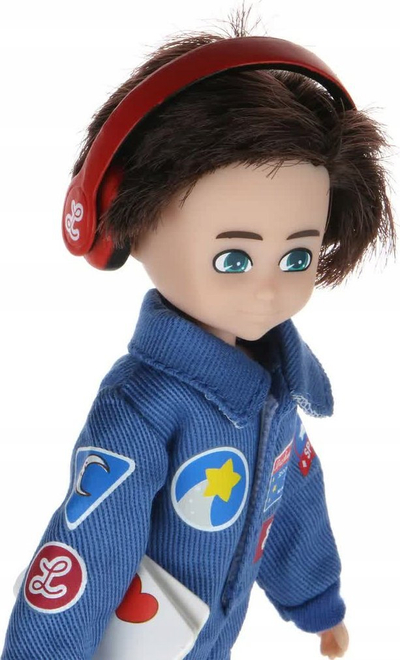 Kukull Lottie Dolls Loyal Companion, 18cm, me qen lodër, shumëngjyrëshe