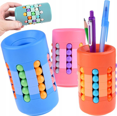 Gotë lojë logjike Magic Mug GR0621, gotë rrotulluese puzzle, mbajtëse lapsash, shumëngjyrëshe