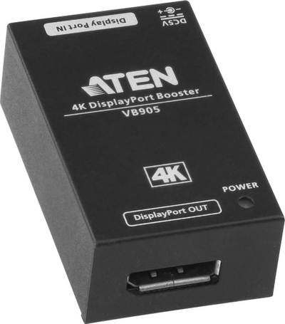 Zgjatës DisplayPort ATEN VB905-at-E, 4K, 5m, i zi