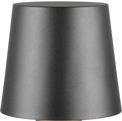 Lampë tavoline Trio Lighting Nubian, 40cm, metal, E27, e zezë