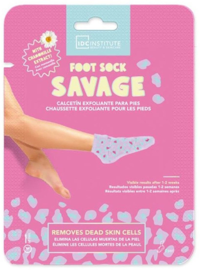 Ексфолијативна маска за стапала Idc Institute Exfoliating Printed, ексфолијативни чорапи, 1 пар
