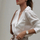 Orë dore Daniel Wellington Iconic Link Lumine 32 RG/S White DW00100358