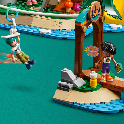Set lodrash LEGO Friends Adventure Camp Tree House 42631, 5 mini-dolla, 8+, shumëngjyrësh