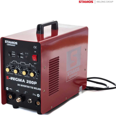 Aparat saldimi Stamos S WIGMA 200P TIG DC MMA, 200A, invertor MOSFET