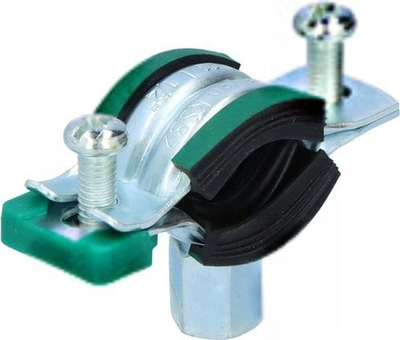 Kapëse tuba Walraven KSB2 M8/M10, 20-23mm, çelik i galvanizuar, gri