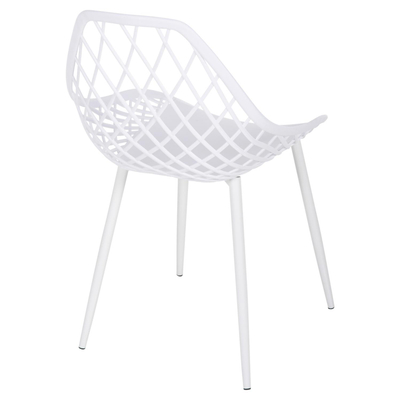 Karrige polipropileni Lio 52x53x82Hcm (HM9524.11), bardhë