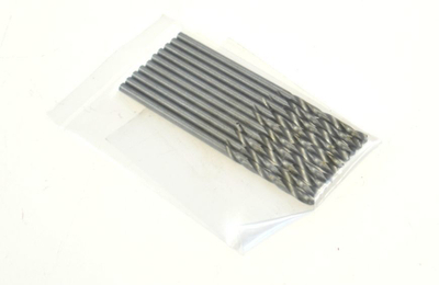 Shpuese cilindrike për metal AWTools HSS (AW41050), 10 copë, 5mm, të argjendta