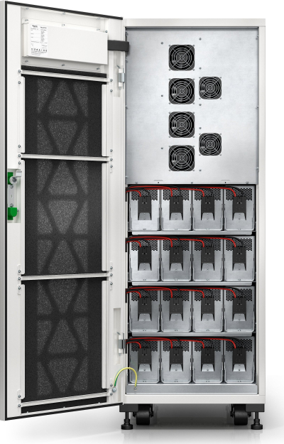 UPS trefazor APC Easy UPS 3S 30kVA, double conversion, pa bateri, i bardhë