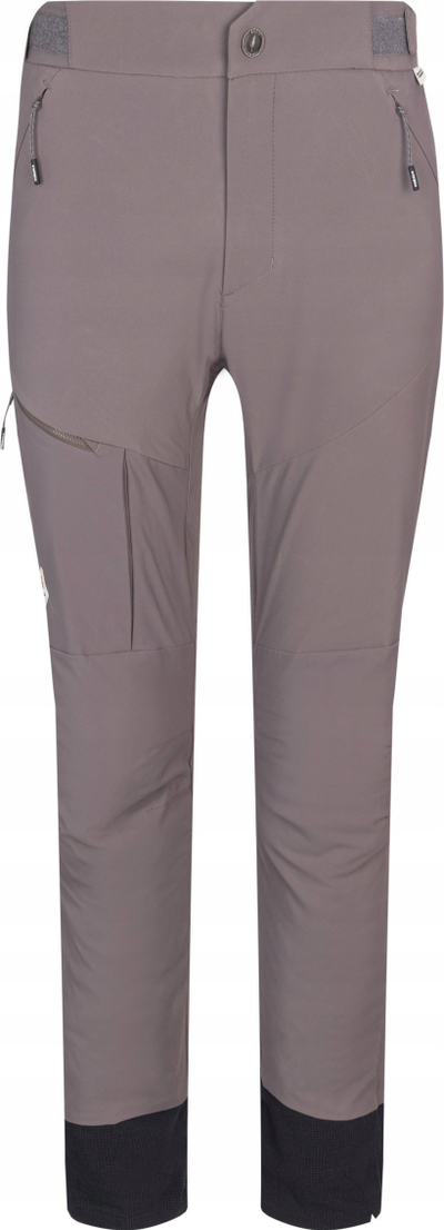 Pantallona skish Maloja KhesarM për burra, softshell, që s’i hyn uji, gri