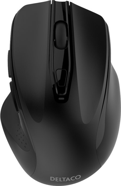 Maus pa kabëll Deltaco Office Wireless Silent, optik, 6 butona, i zi