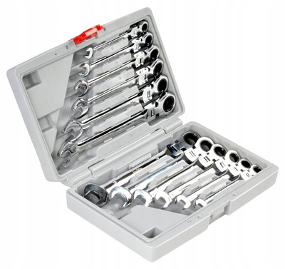 Set çelësash kombinim Keltin, 8–19mm, 12 copë, krom i argjendtë