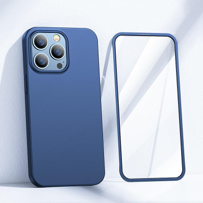 Kapak telefoni Joyroom JR-BP935, për iPhone 13 Pro, 360 Full Case, blu
